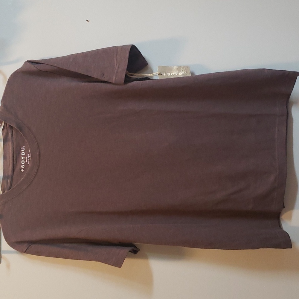 Soybu NWT Espresso Short Sleeve Tshirt, Men's Small